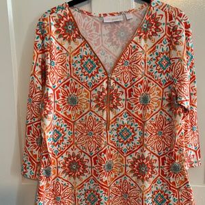 Belle by Kim Gravel Zipper Top